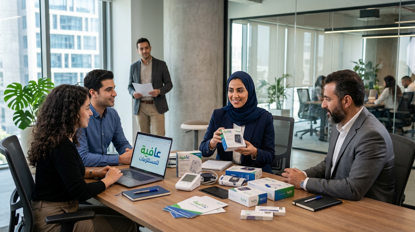 فريق عافية وتنظيم الأدوات