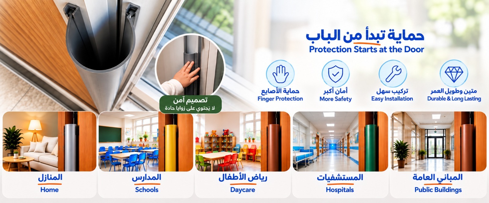 تشريح الدقة والأمان في درع الباب